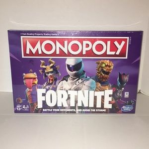 MONOPOLY FORTNITE FACTORY SEALED BOARD GAME AGES 13 + 2 to 7 PLAYERS